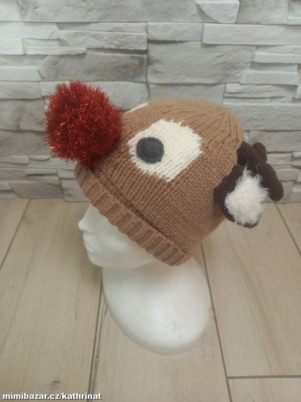 Zimní čepice sob Next, vel. 52