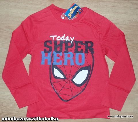 SPIDERMAN TRIKO dlouhý rukáv