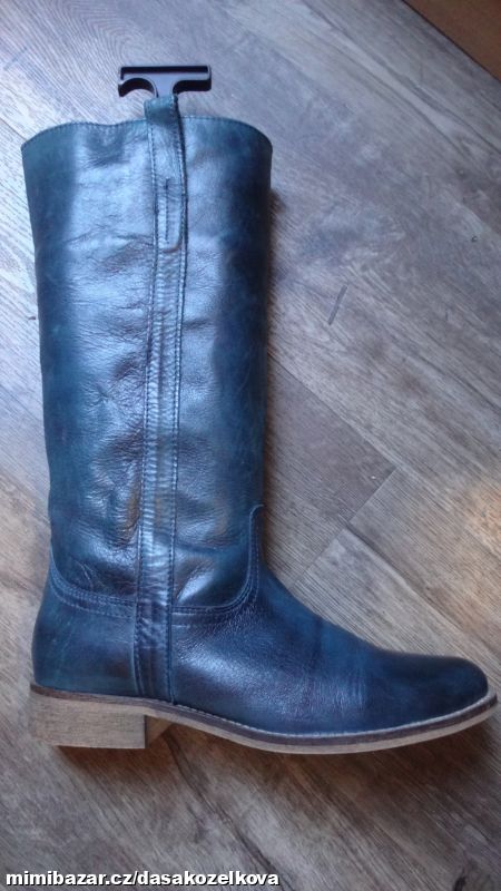 Kožené kozačky ONLINE SHOES v.39