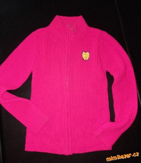 Lewro neon pink svetr vel. 152/158