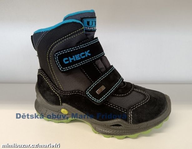 Zimní kožená obuv s membránou Santé IC/482128 nero