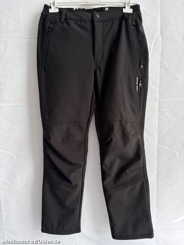 pánské zimní softshellové kalhoty