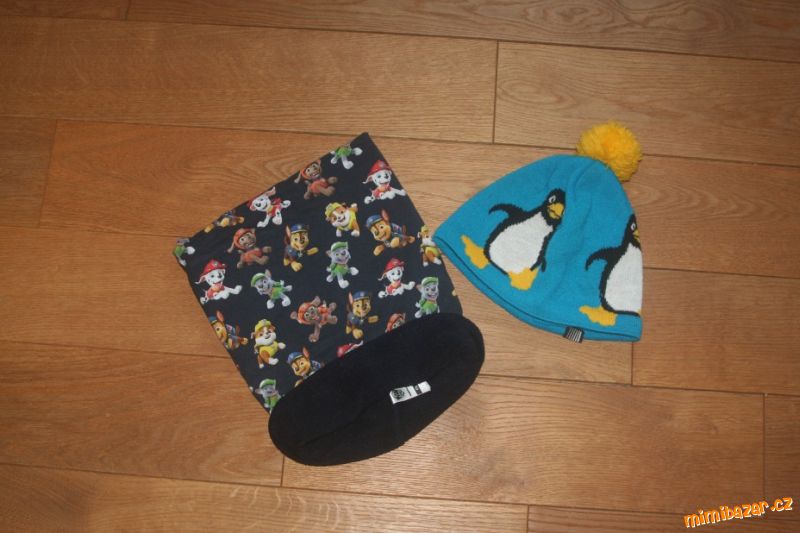 ZIMNÍ ČEPICE, NÁKRČNÍK