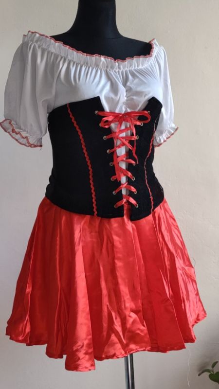 MK923 ŠATY KARKULKA, ŠENKÝŘKA..VEL.38/40