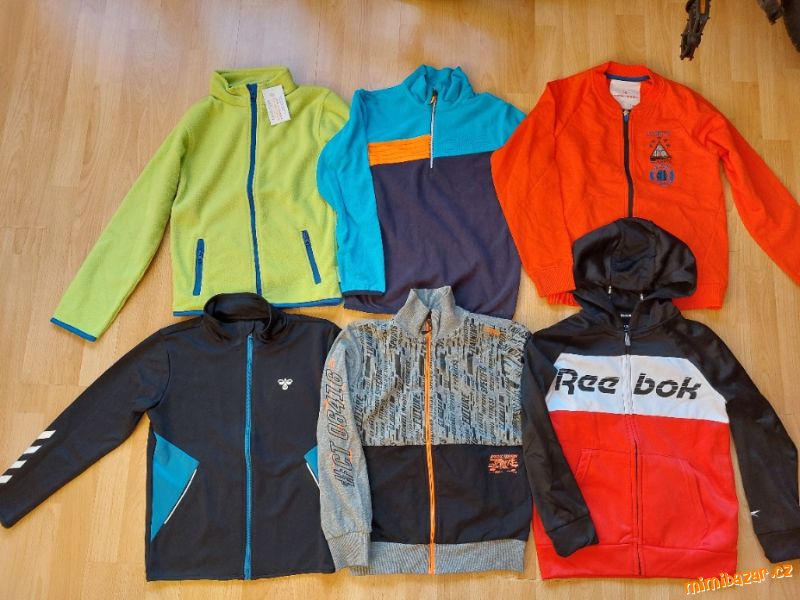 Mikina, sportovní mikina, fleece flís, 140-146