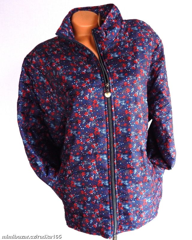 Modní prošívaná přechod bunda vel.XXL/52