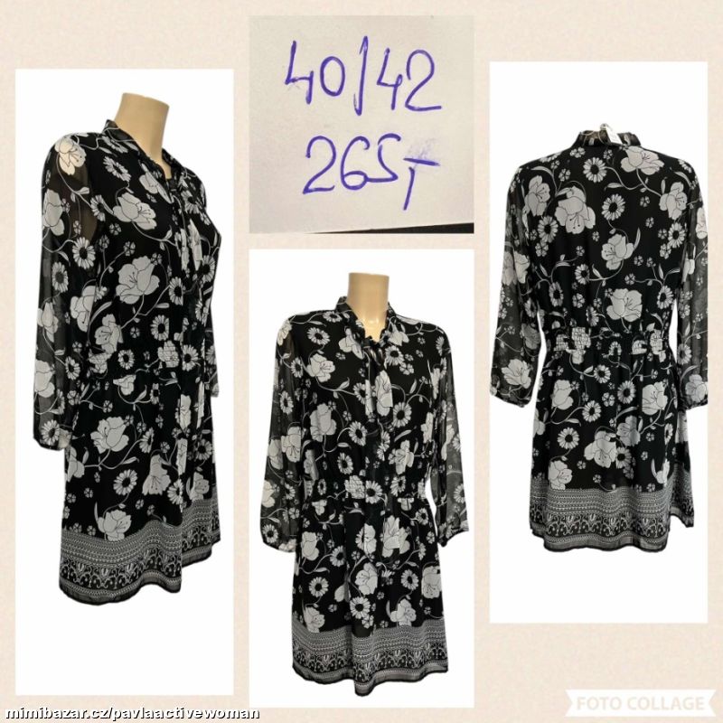 Č.7208 NÁDHENÉ DÁM. ZN. ŠATY NOVÉ v.40/42