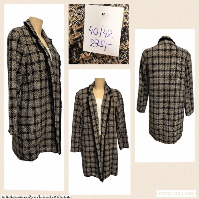 Č.7692 PŘECH. KABÁTEK SAKO NOVÉ v.40/42