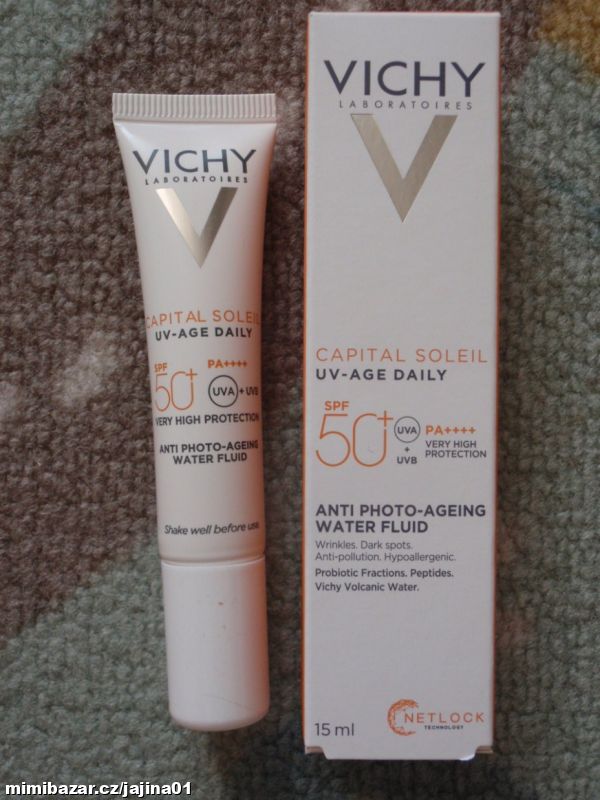 Vichy Capital Soleil SPF 50 + UV-Age Daily 15ml.