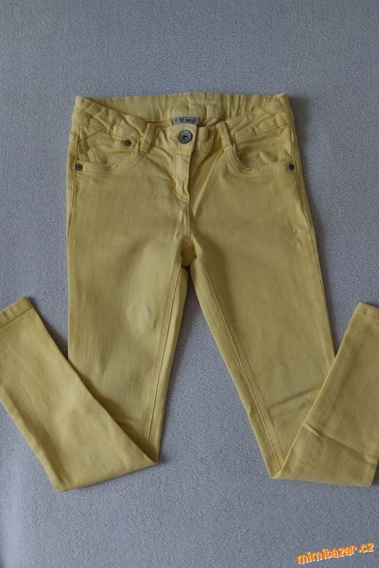 Žluté rifle, džíny Next, 146/152