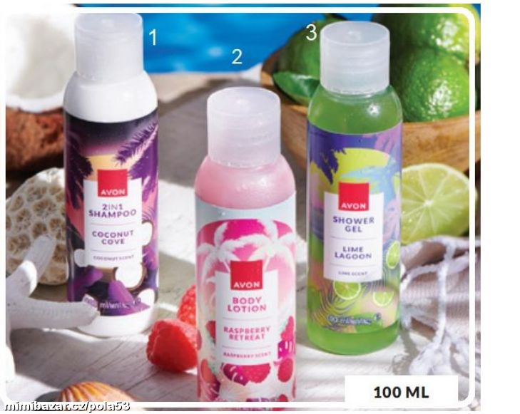 Oblíbená cestovní sada 3x100 ml