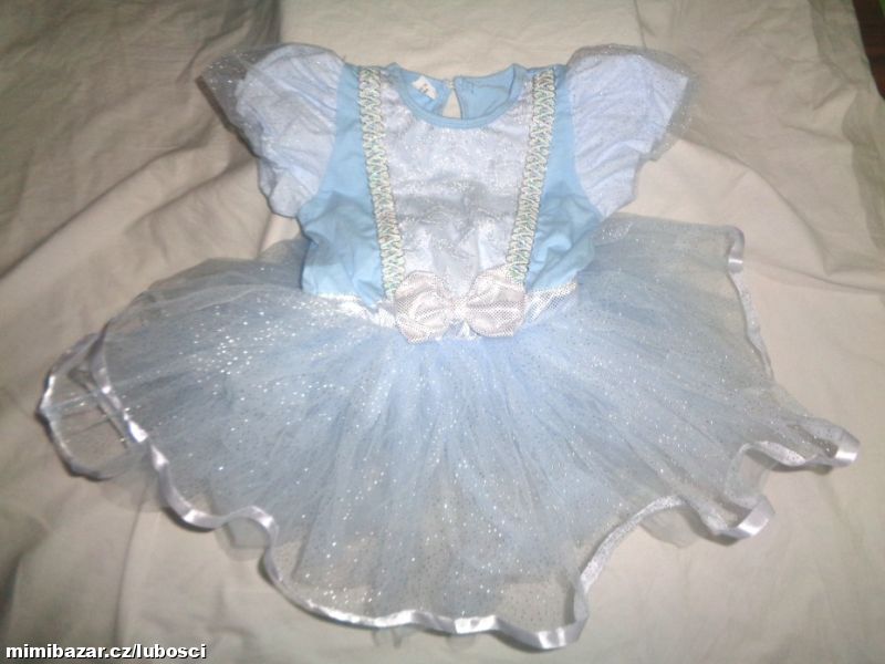 Karneval - šaty princezna - body - 3 - 4 roky