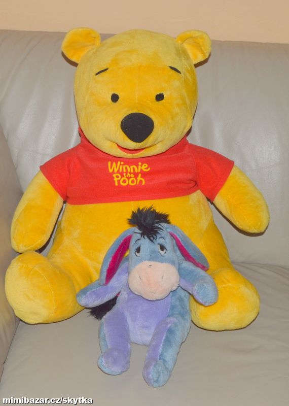 ZVUKOVÝ MEDVÍDEK POOH - PÚ - 50 cm + ÍJÁČEK