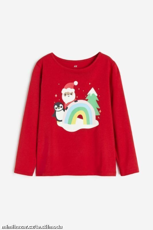TRIČKO VÁNOČNÍ SANTA TRIKO zn. H&M více ks SKLADEM