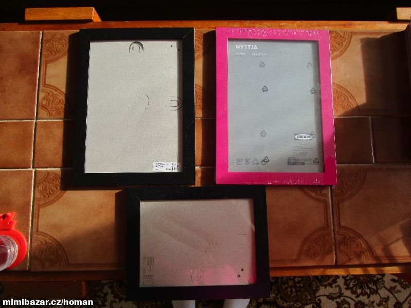 3x rámeček na fotky Ikea, cena celkem