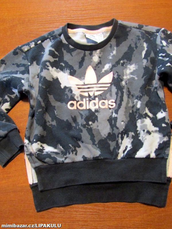 DÍVČÍ MIKINA ADIDAS VEL.110-116