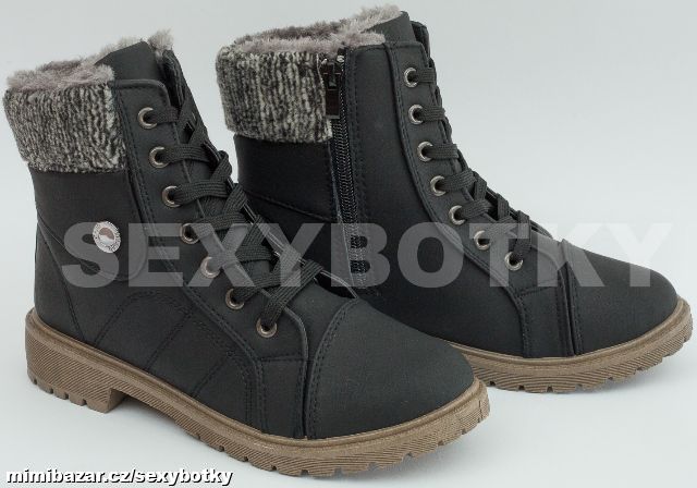 Zimní černé farmářky 35, 36, 37, 38, 39, 40, 41-8BAREV