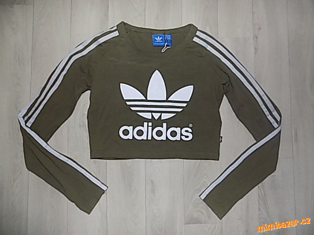 Crop triko, tričko Adidas, vel. UK6