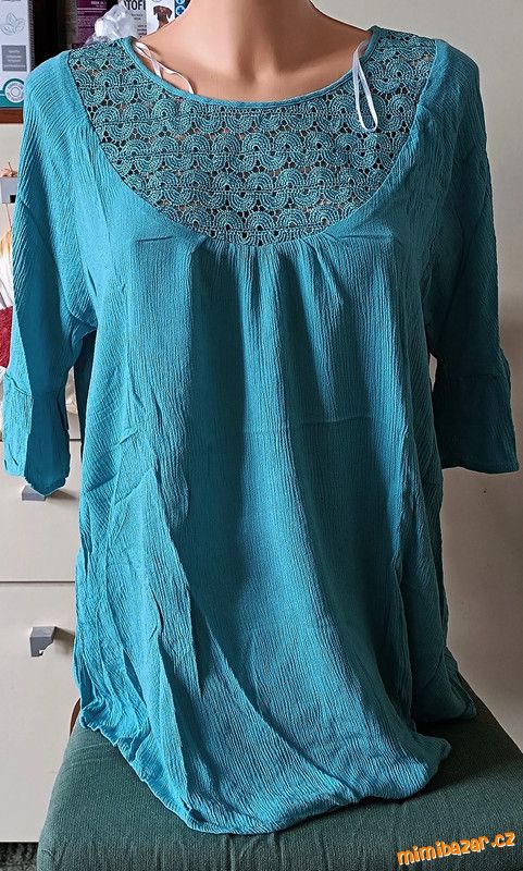Blůzka halenka 3/4 rukáv vel. euro 44 UK 18