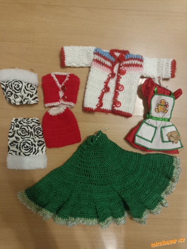 Šaty oblečení pro panenka barbie cena za vše