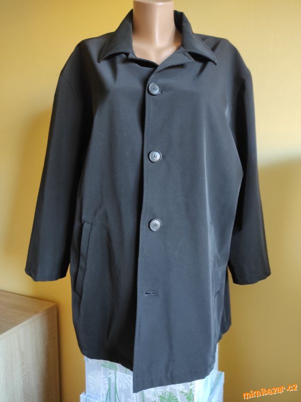 kabát/trenčkot černý