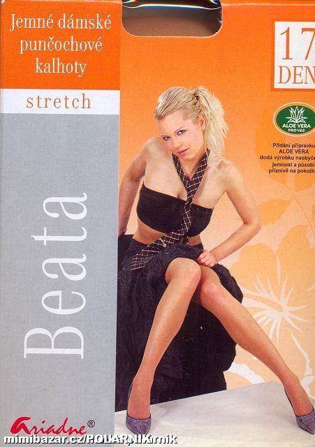 Jemné punčochové kalhoty pro boky 124 cm