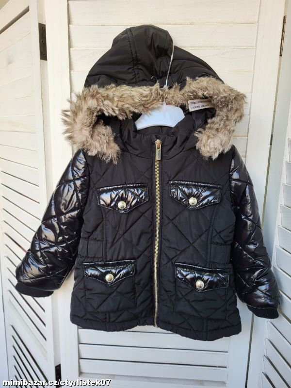 dívčí zimní bunda 9-12 měsíců 70171