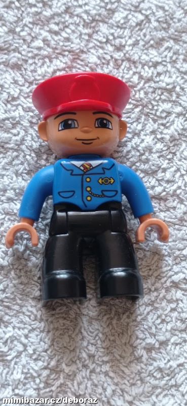 Lego duplo průvodčí, strojvůdce