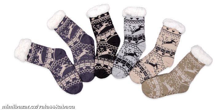 Ponožky pánské spací * JELEN*