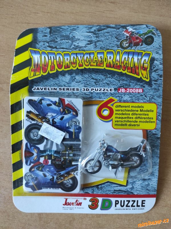 3D puzzle motorky