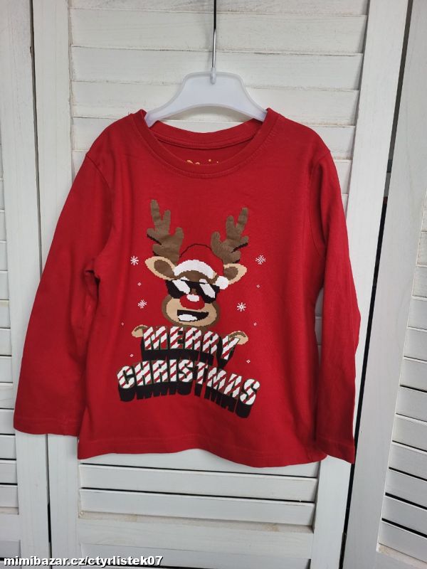 chlapecké tričko triko dlouhý rukáv 4 roky 70188