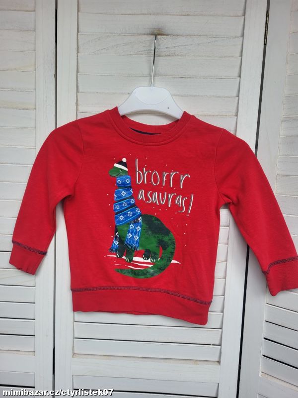 chlapecká mikina dino 3 roky 70198