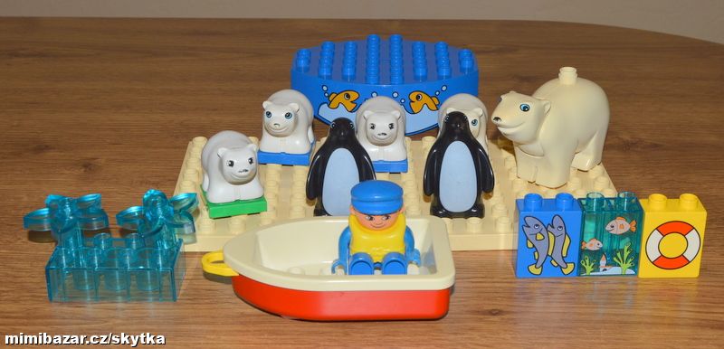 LEGO DUPLO SAFARI / ZOO, LODIČKA + PODLOŽKA