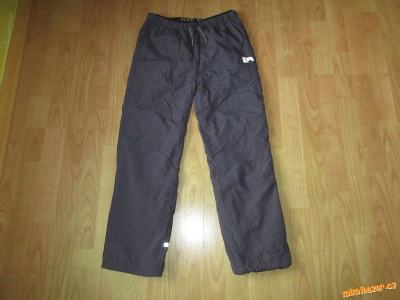 zateplené kalhoty šusťáky