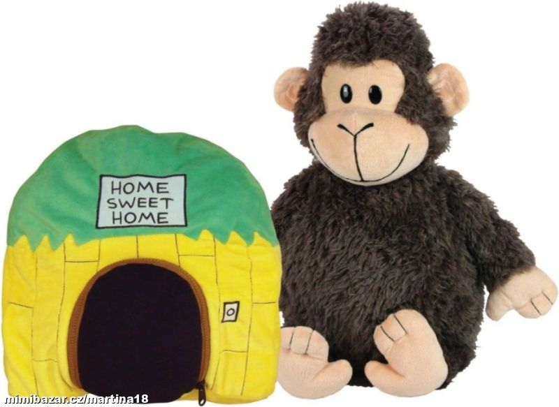 ** EPline Happy Nappers Opice, Plyšový polštář **