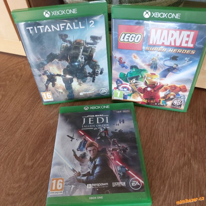 Obrázek k inzerátu: XBOX ONE HRY LEGO, JEDI, TITANFALL