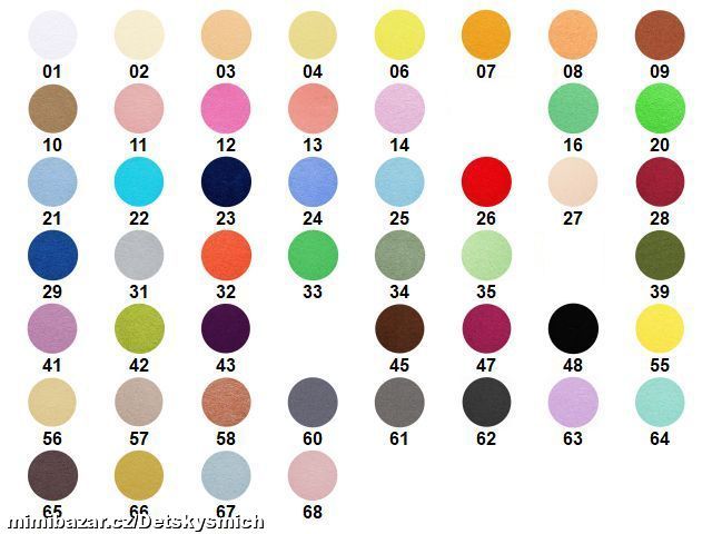 Froté prostěradlo 80x120 cm