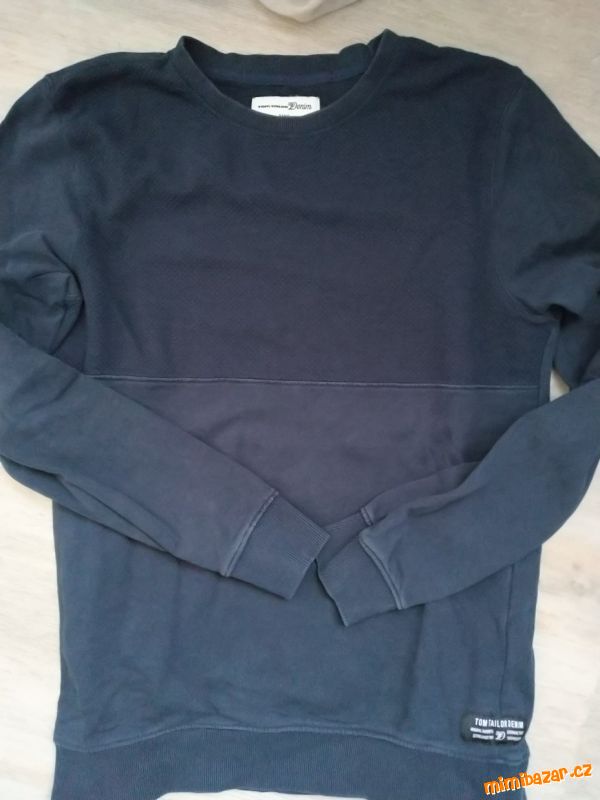 modrá mikina TOM TAILOR vel. M