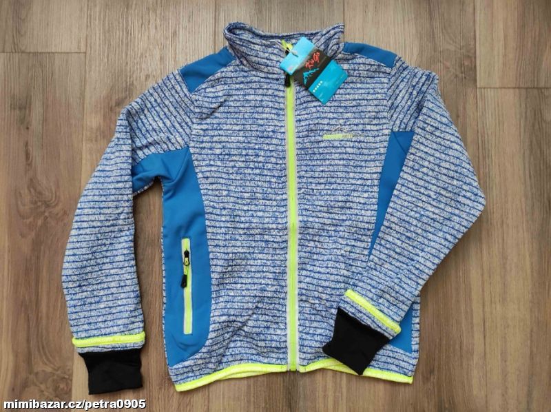 Teplá sportovní mikina 128