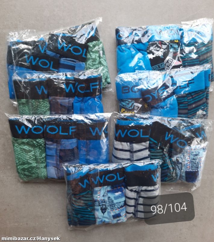 Skl/ Boxerky Wolf 98/104