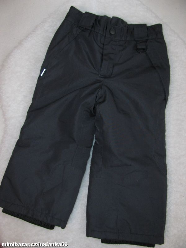 Tmavě šedé chlapecké oteplovačky