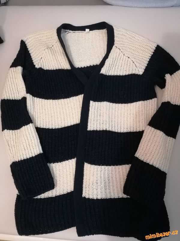 Kardigan, delší svetr bez zapínání