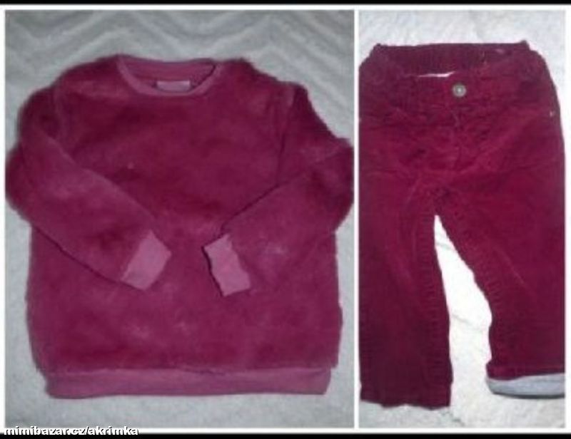 Teplá sada holčičí vel.80-86