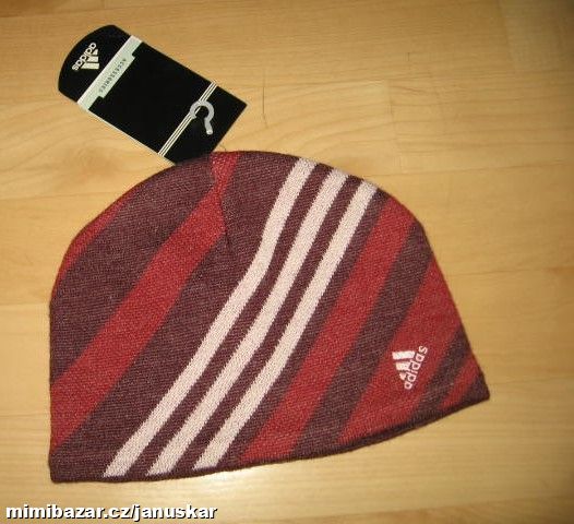 Luxusní vlněná dětská dívčí čepice/ čepička Adidas