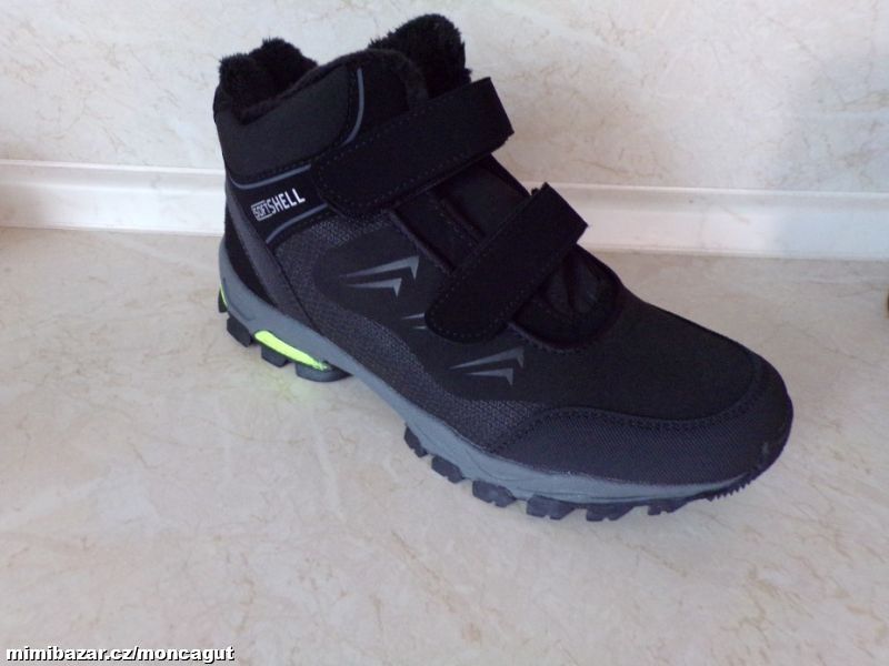Zimní boty - softshellové suchý zip