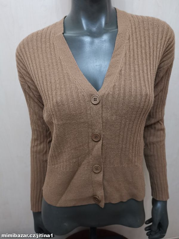 rich royal karamelový svetr vel XS