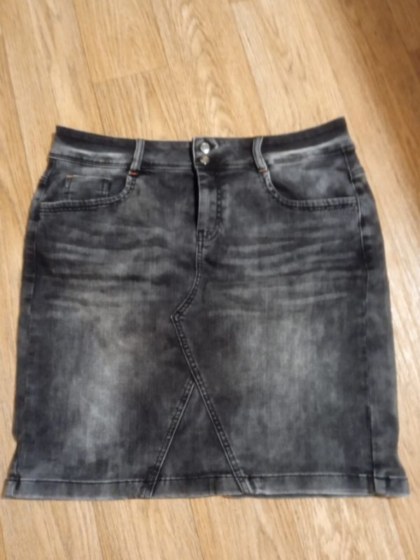 sukně džínová černá vel. 42, zn. Street one