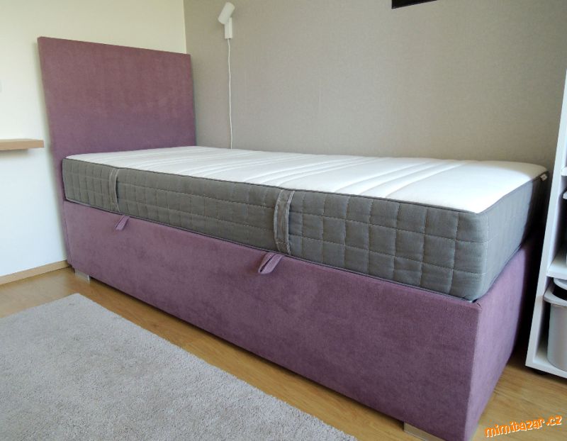 Obrázek k inzerátu: Postel Boxspring 90x200 úl.prostor + matrace HÖVG