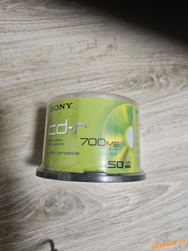 Obrázek k inzerátu: zabalene SONY CD-R 700 mb