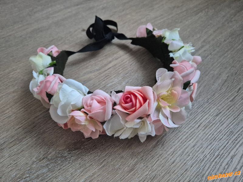 KVĚTINOVÁ ČELENKA HAND MADE DĚTI I DOSPĚLÝ